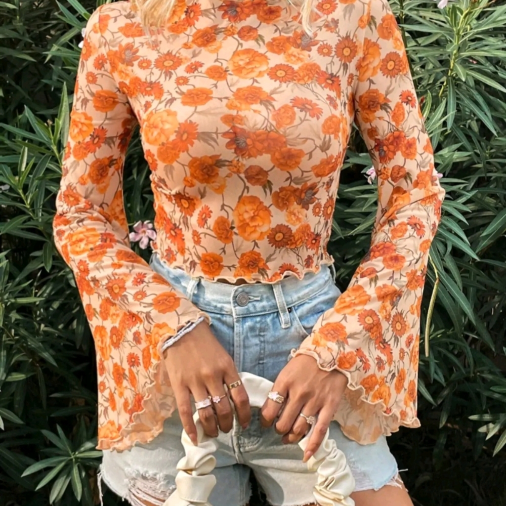 Two Sheer Women's Tops